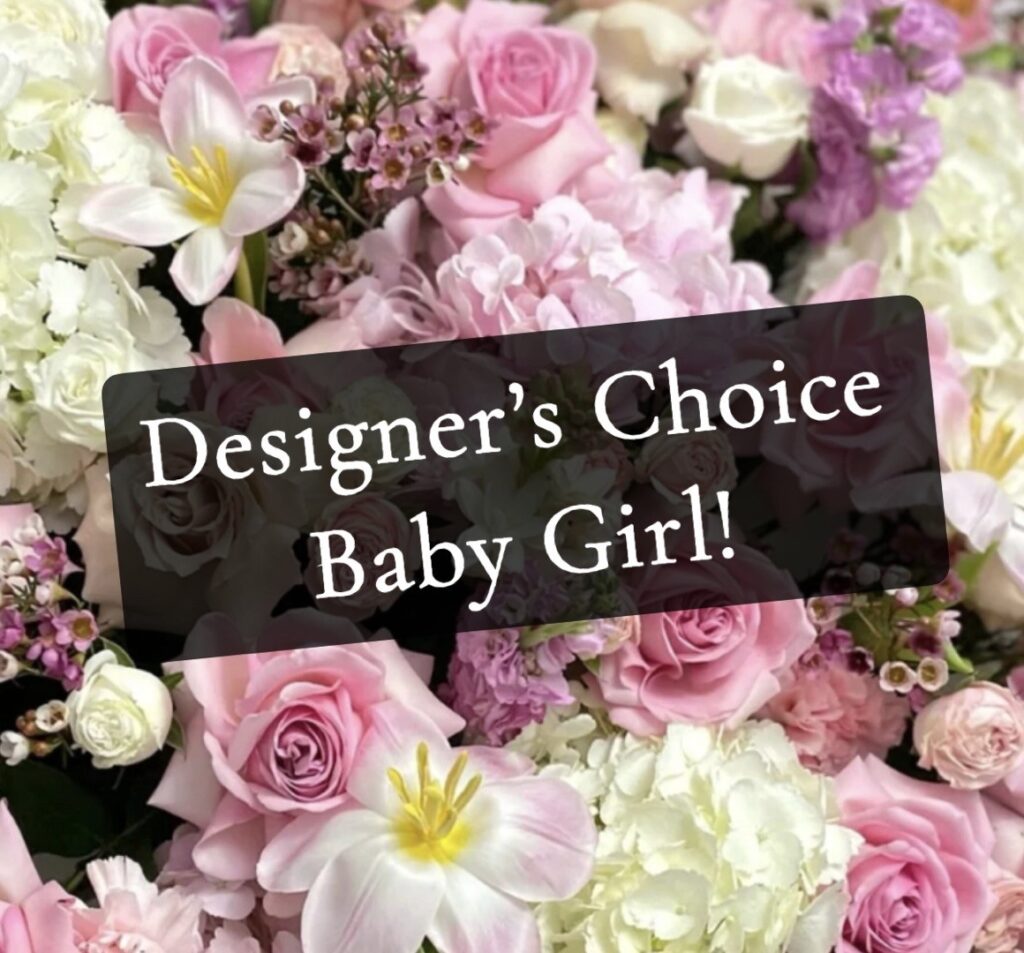 Designer's Choice Baby Girl Bouquet