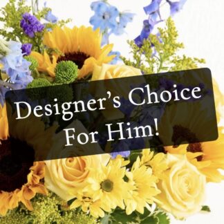 Designer's Choice For Him Bouquet