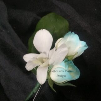 Spray Rose & Orchid Boutonniere