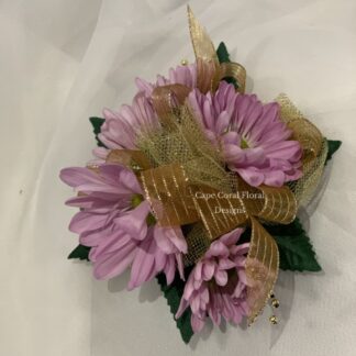 Lavender Daisy Corsage