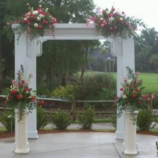 White Arch and Pedestals