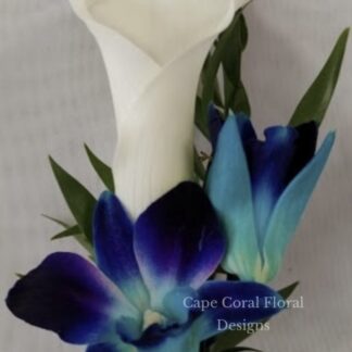 Blue Elegance Boutonnier