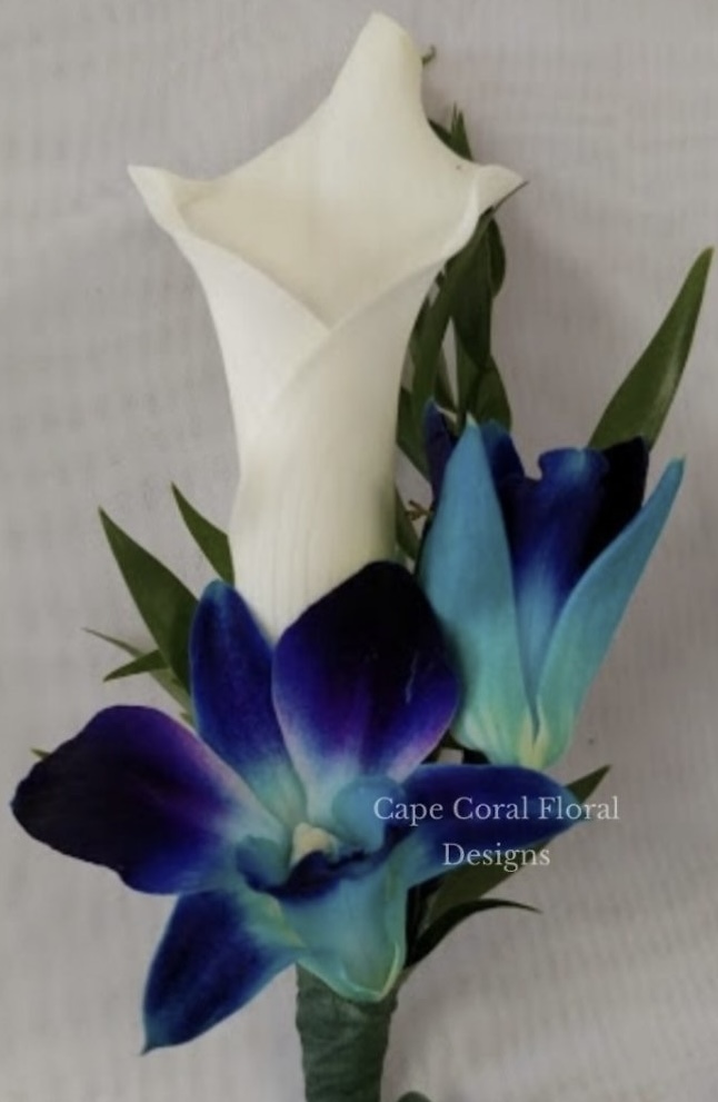 Blue Elegance Boutonnier
