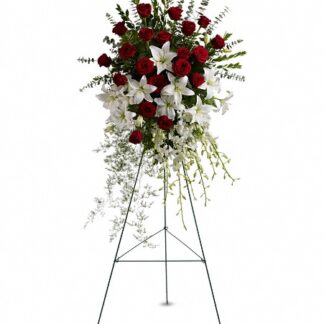 Lily and Rose Tribute Spray