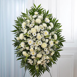 White Standing Spray