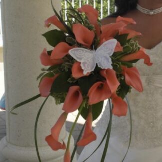 Peach Calla Lily Bouquet
