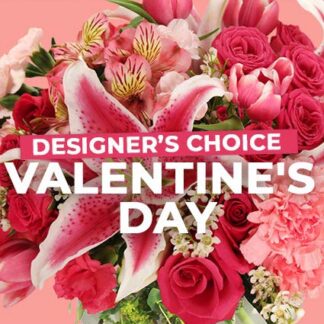 Valentines Day Designers Choice Arrangement (you choose price)