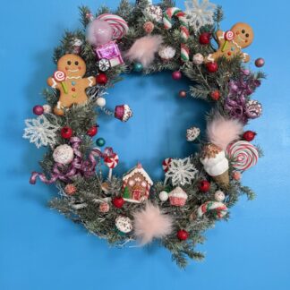 18 inch Gingerbread Man Wreath