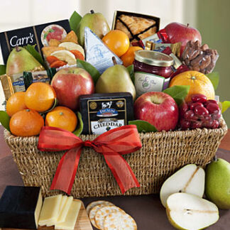 Fruit & Gourmet Sweets Gift Basket