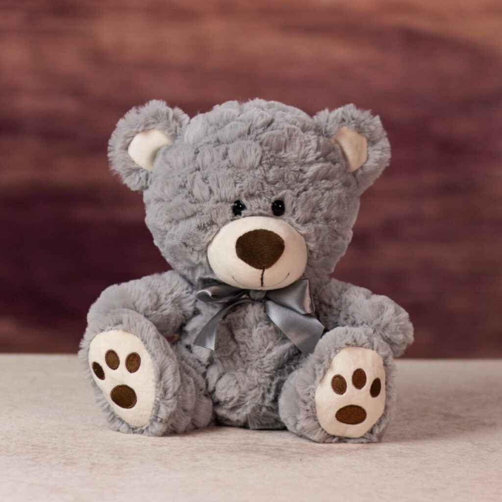 Sasha - 9" Silver Bear