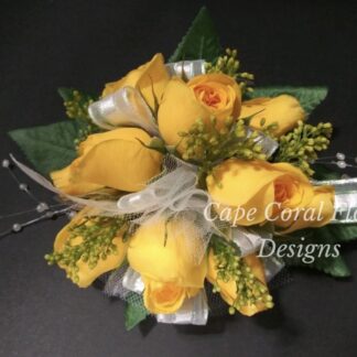 Yellow Spray Rose Corsage