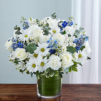 Cherished Memories Blue and White