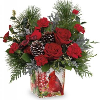 Cardinal Cheer Bouquet