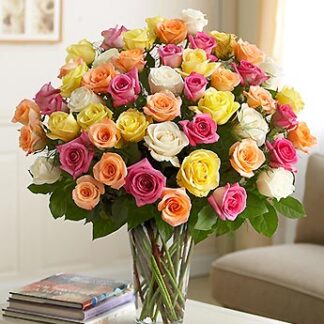 Ultimate Elegance 4 Dozen Premium Long Stem Assorted Roses