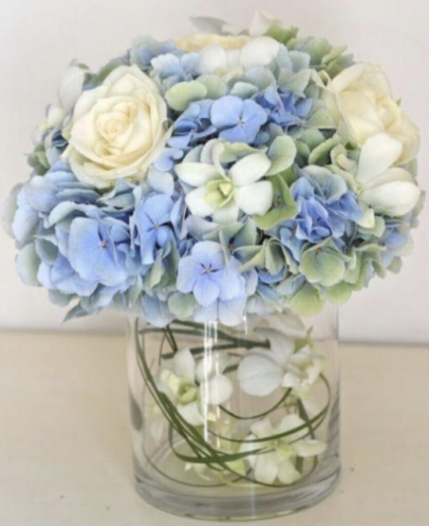 Hydrangea and Orchid Bouquet