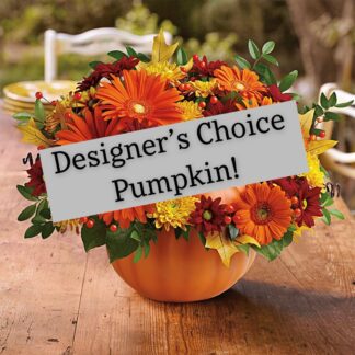 Designer's Choice Pumpkin Bouquet