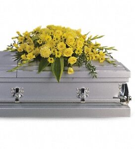 Graceful Grandeur Half Casket Spray