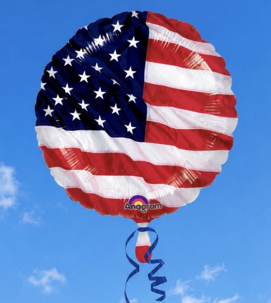 Patriotic Mylar Balloon
