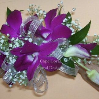 Purple Orchid Corsage