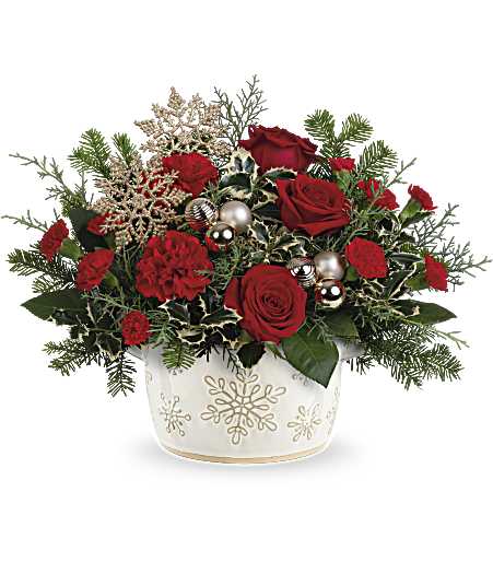 Snowflake Symphony Centerpiece