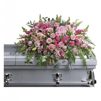 Beautiful Memories Half Casket Spray