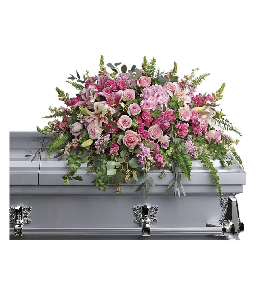 Beautiful Memories Half Casket Spray