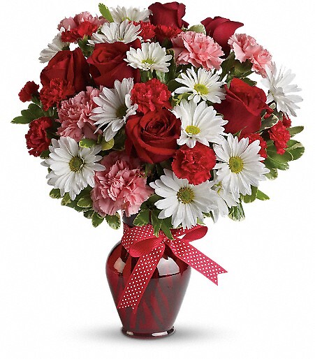 Hugs and Kisses Bouquet with Red Roses - Image 3