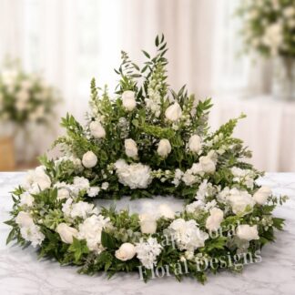 Pure Love Cremation Wreath