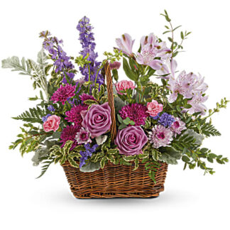 Lavender Meadows Basket