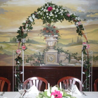 Decorated Arch w/ Casablanca Lily and Gerbera's