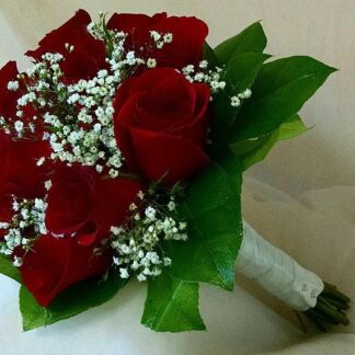 Red Rose Bridal Bouquet